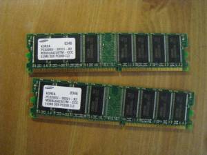 DDR　PC3200　５１２MB